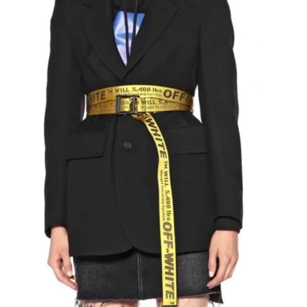 Off White Industrial Belt
